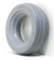 6X2 Urethane 4 Rib Tire Fits Most 2-Piece Wheels