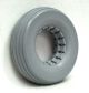 8X2 1/4 Urethane Rib Tire Fits Most 2-Piece Wheels