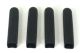 Wheelchair Alum. Wheel Lock Black Vinyl Tip 4 pack