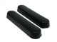Black Urethane Desk Length Armrests Pair, Universal Fit