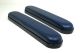 Navy Blue Vinyl Full Length Padded Armrests Pair, Universal Fit